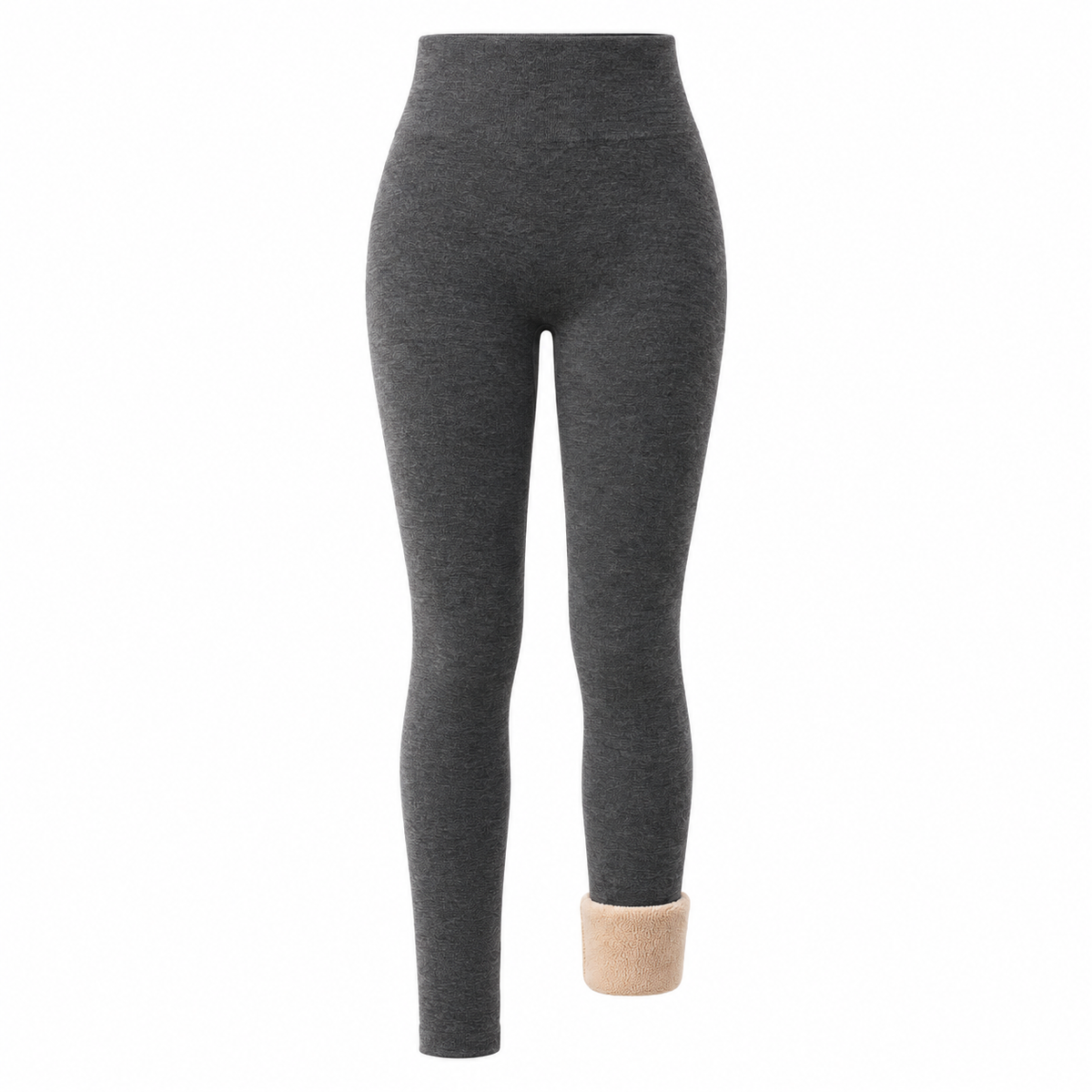 ☁️ Winter Essential | Fleece Lined Knit | Seamless High-Waist Thermal Leggings