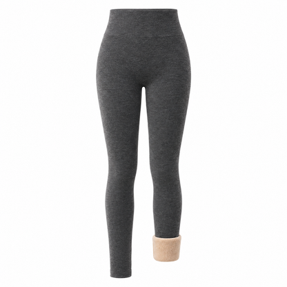 ☁️ Winter Essential | Fleece Lined Knit | Seamless High-Waist Thermal Leggings