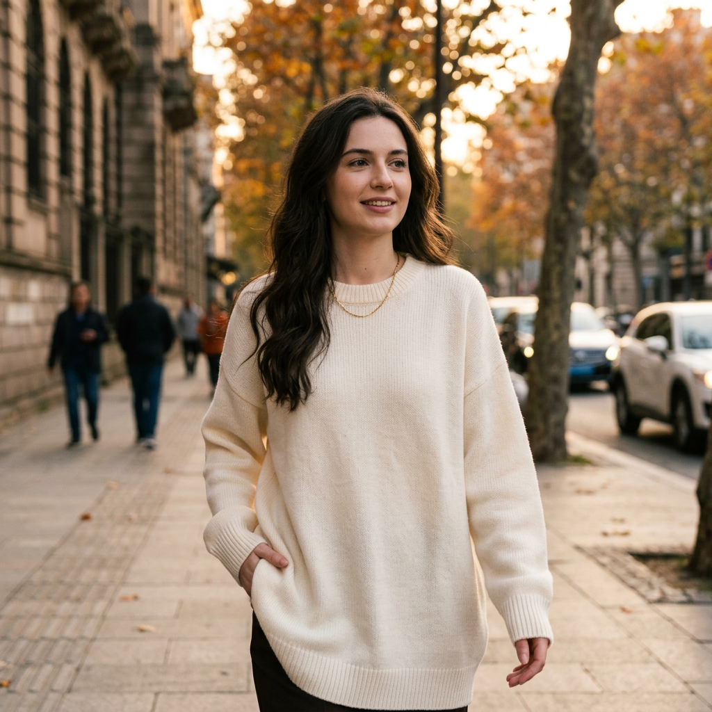 ✨ Sweater Essential | Knit | Everyday Wear | Women | Classic Crewneck