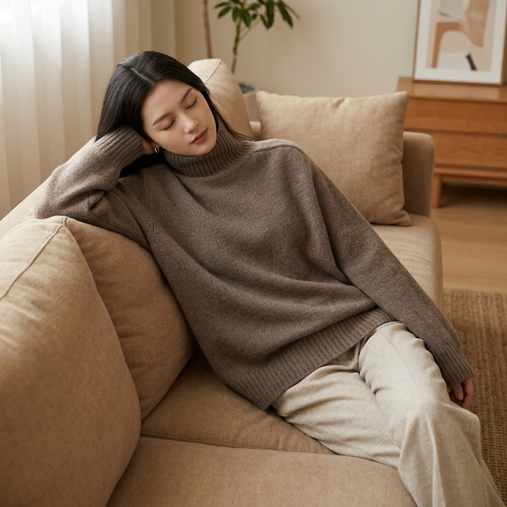 ✨ Wool Sweater | Soft Knit | Winter Wear | Women | Cozy Turtleneck